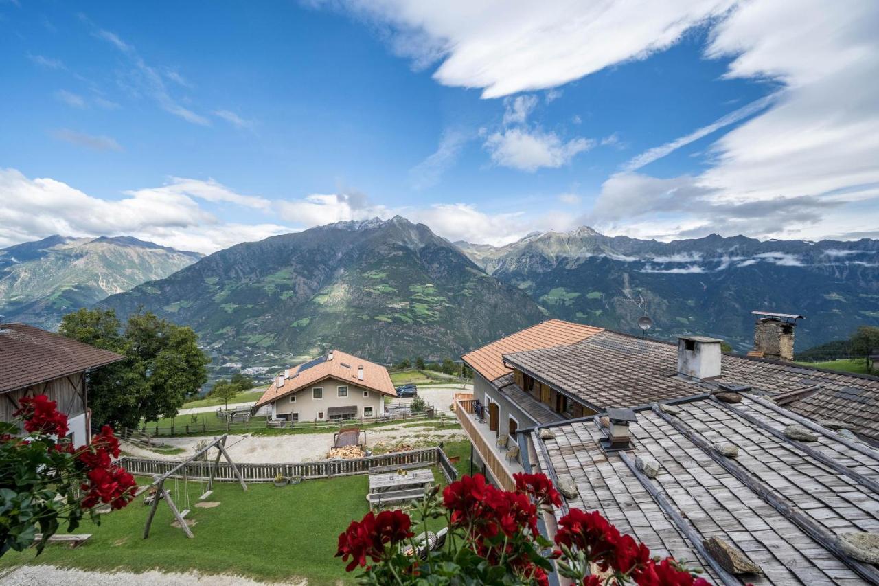 Thaler-Hof Ferienhaus Fichtnhittl Villa Algund Buitenkant foto