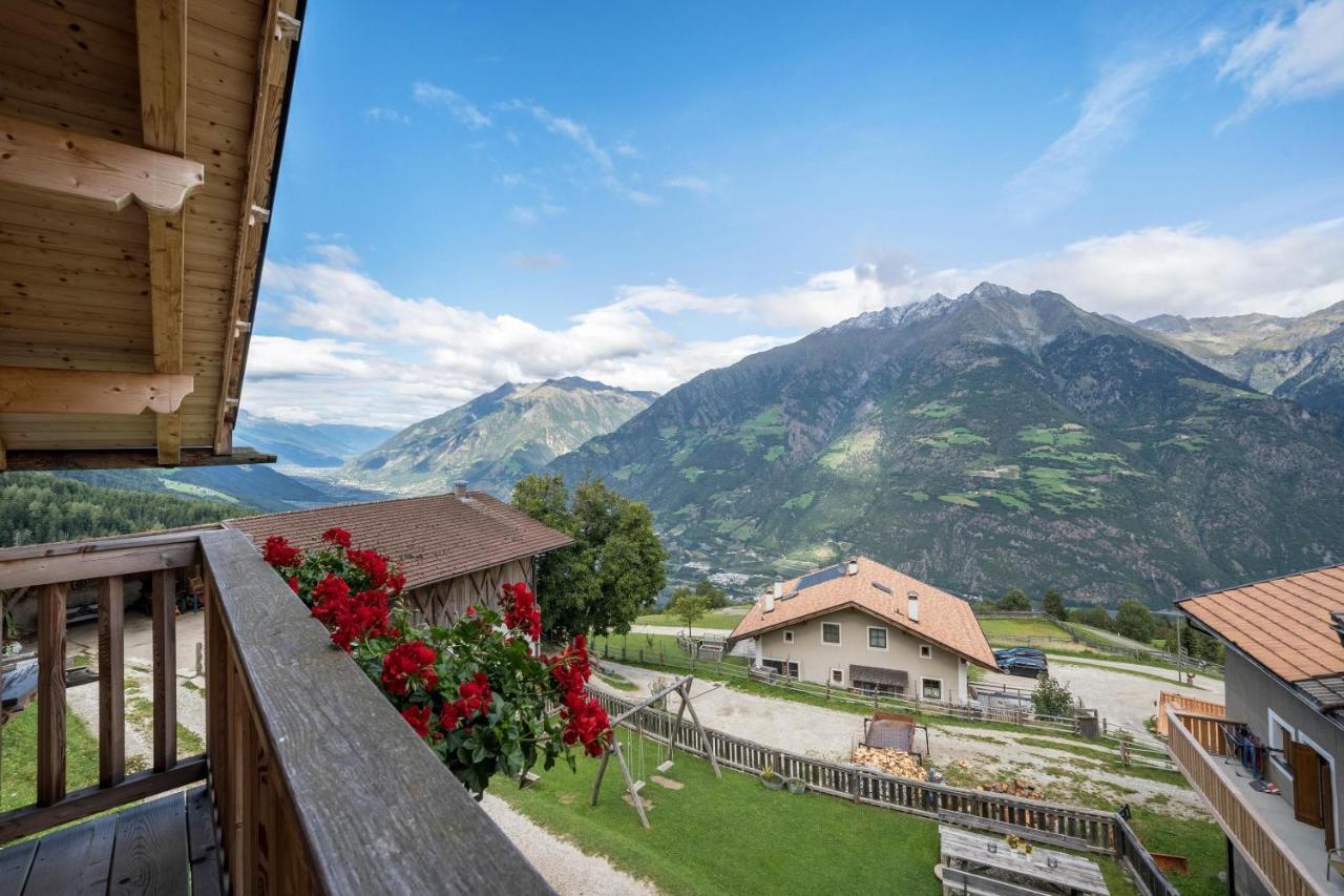 Thaler-Hof Ferienhaus Fichtnhittl Villa Algund Buitenkant foto